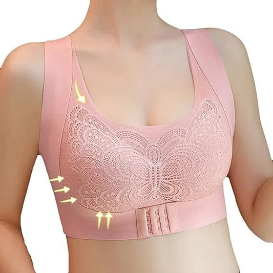 Butterfly Pattern Bra for chest binder back support bra