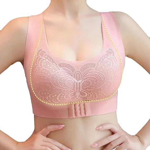 Butterfly Pattern Bra for chest binder back support bra