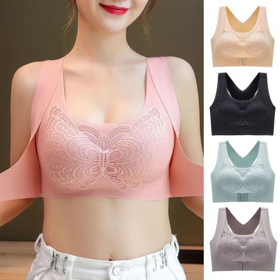 Butterfly Pattern Bra for chest binder back support bra